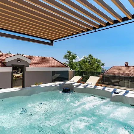 Villa New! Falcon House, 3-bedroom With Heated 36 Sqm Pool, Jacuzzi, Finnish Sauna Gornje Sitno